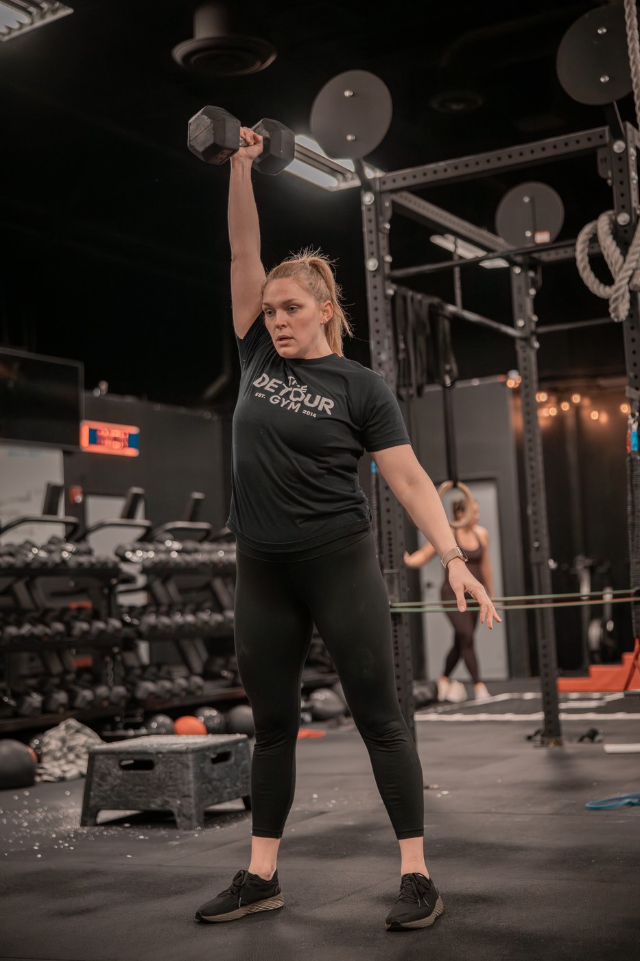 Strong woman training
